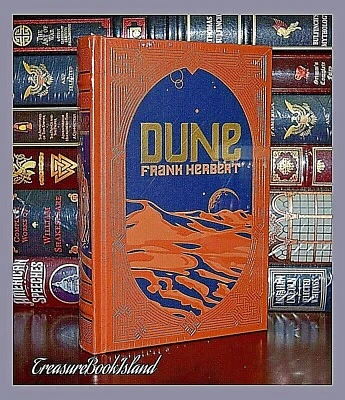 New Dune by Frank Herbert Collectible Leather Bound Deluxe Sealed Hardcover - Imagem 1 de 4
