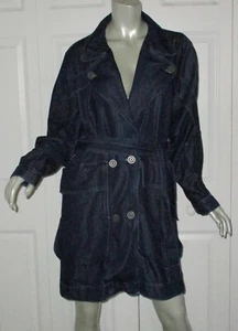 PILCRO Anthropologie Denim Belted Blazer Dress Size Medium - Picture 1 of 8