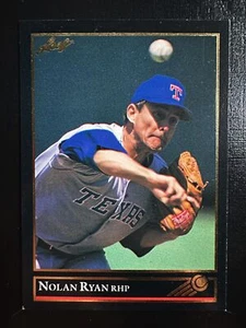 Nolan Ryan 1992 Leaf Gold Edition Baseball Card Texas Rangers #41 - Picture 1 of 2