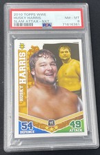 2010 Topps WWE Slam Attax NXT Mayhem Husky Harris Bray Wyatt Fiend Rookie PSA 8!