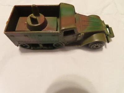 Camión cisterna vintage militar ejército de Estados Unidos media pista plástico 4" Foto 1 de 3