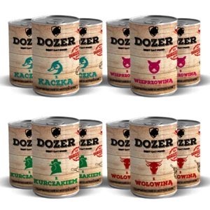 12x400g Katzenfutter Nassfutter DOZER Premium für Katzen Mix Geschmacksmischung - Bild 1 von 14