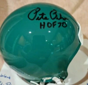 PETE PIHOS signed mini helmet PHILADELPHIA EAGLES Throwback - Picture 1 of 4