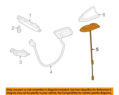 CHRYSLER OEM 13-23 1500 Electrical Antenna-Satellite Ant 68328996AA - Image 1 of 2