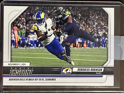 2024-25 Panini Instant NFL #130 Demarcus Robinson Los Angeles Rams - Image 1 of 2