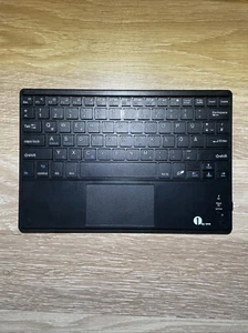 1 By One Keyboard Bluetooth + Touchpad Tastatur PC Tablet - Bild 1 von 2