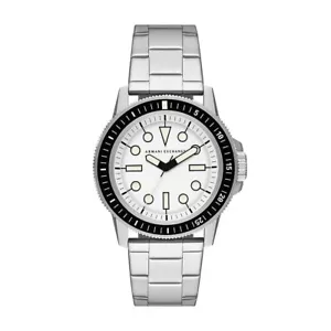 Armani Exchange AX1853 Men's Diver Watch 44mm Stainless Steel Dive Inspire - Picture 1 of 6