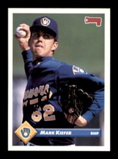 1993 Donruss - Mark Keifer - On Card Autograph