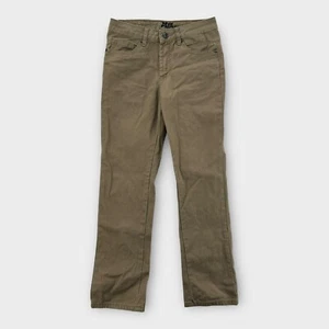 NO FEAR Boys Khaki Pants Size 14 Beige Tan Cotton Skate Denim Embroidered Y2K - Picture 1 of 7