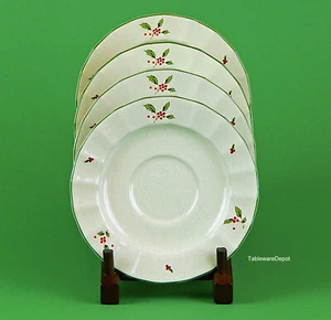 Studio Nova HOLIDAY SEASON: Set of 4 Saucers MINT UNUSED Condition! NY102 - Picture 1 of 3