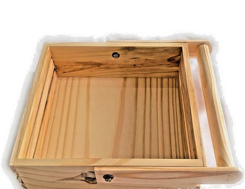 Decorative Gifting Square Basket with Wooden Handle unique ideal for Gifting Cover