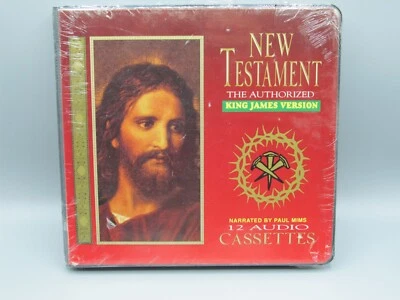 New Testament King James Version Bible 12 Cassettes Narrated by Paul Mims NEW - Image 1 of 4