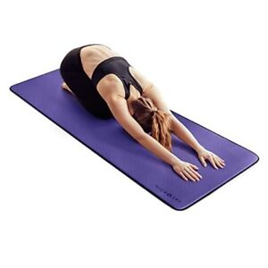  Deluxe Fitness Exercise Yoga Mat for Home & Gym, Extra Thick for High Purple