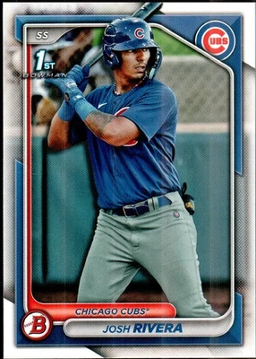 2024 Bowman Prospects Baseball #115 Josh Rivera Chicago Cubs 1st Rookie - Image 1 of 2