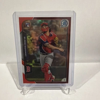 Bowman Chrome 2015 - Blake Swihart #180 refractor rojo/5 (RC) RED SOX SSP Foto 1 de 2