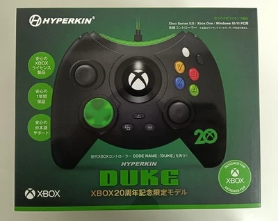Hyperkin Duke Wired Controller Xbox 20th Anniversary Limited Black M02668-ANBK - Image 1 of 4