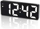 Digital Alarm Clock for Bedroom, LED Voice Control, Snooze, For Room, Nightstand