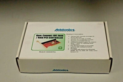 Addonics AD2IDEPRJ Dual Channel IDE JBOD / RAID PCI Controller - Image 1 of 2