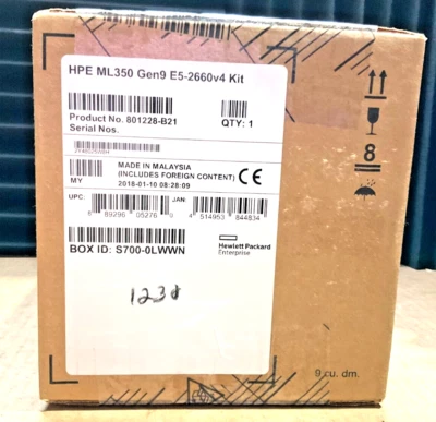 HP Xeon E5-2660v4 2Ghz 35MB 14 Core Proc Kit ProLiant ML350p Gen9 801228-B21 ❤️️ - Image 1 of 4