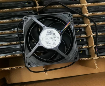 NIDEC D1225C12B7ZP-70 12V 0.22A 4Pin 120X120X25mm PWM Cooling Fan - Image 1 of 2