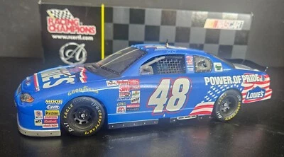 AUTOGRAPHED 1:24 2001 Jimmie Johnson (RC) #48 Power of Pride Chevy #550 of 999 - Image 1 of 4