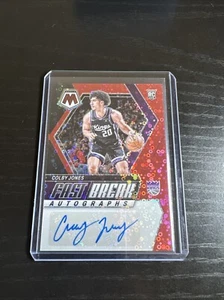 2023-24 Panini Mosaic Fast Break Colby Jones #FB-JNE Red Fast Break Auto 47/49 - Picture 1 of 2