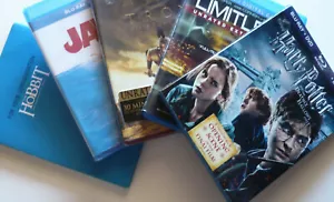 HARRY POTTER, JAWS, TROY, grenzenlos, Blu-ray SET plus Hobbit, Überlegungskopie - Bild 1 von 2