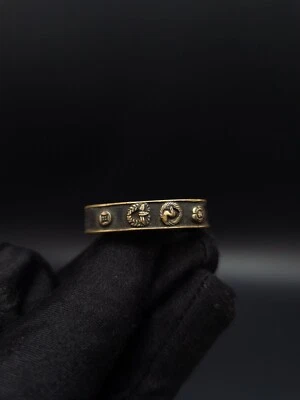 Família japonesa Mons Single Fuchi para Wakziashi Edo período antigo F101 - Imagem 1 de 4