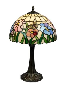 Dale Tiffany TT24092 Delmancia Tiffany Table Lamp with Handmade Stained Glass... - Picture 1 of 5