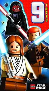 Star Wars Birthday Card Age 9 - 9th Birthday Card - Age 9 Today - Picture 1 of 1