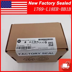 New Factory Sealed AB 1769-L18ER-BB1B SER B CompactLogix 0.5MB DI/O Controller - Picture 1 of 8