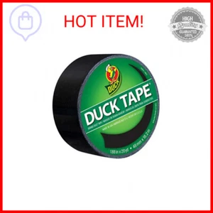Duck Brand 1265013 Color Duct Tape, Single Roll, Black - Picture 1 of 2