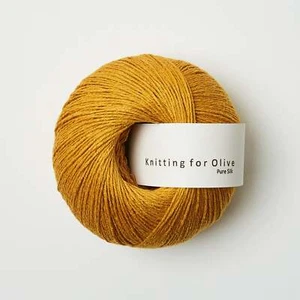 Knitting for Olive PURE SILK bourette silk yarn 50g / 1.8 oz - 250 m / 273 yards - Picture 1 of 40