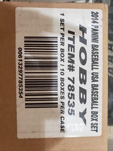 2014 Panini USA Baseball Factory Sealed Case sealed 10 sets