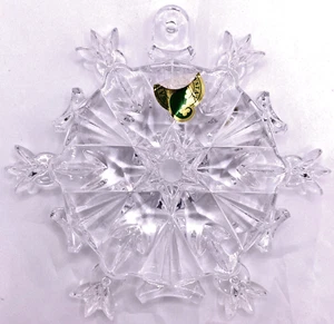 Waterford Crystal Annual Ornament ~ 2011 SNOW CRYSTAL ~ New NO Box - Picture 1 of 4