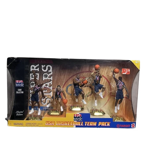 Mattel Super Stars Circa 2000 USA Basketball 5 Players Limited Edition Team Pack Cover