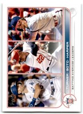 2022 TOPPS NL BATTING AVERAGE LEADERS (TREA TURNER/JUAN SOTO/BRYCE HARPER) LOS