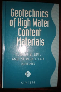 GEOTECHNICS OF HIGH WATER CONTENT MATERIALS BRAND NEW - Imagen 1 de 1