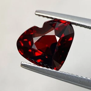 5.46ct Rhodolite Garnet Natural Vivid Red Heart Cut Faceted Gem From Sri Lanka - Picture 1 of 3