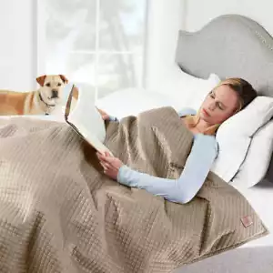 Pendleton, Single User Weighted 15 Lbs Blanket 48" x 72" (Beige / Tan) - Picture 1 of 12