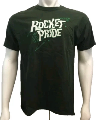 Зеленая футболка Reeths Puffer School Rocket Pride мужская размер L Large Gildan 100% хлопок - Изображение 1 из 4