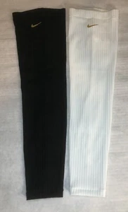 Nike 2023 Pro Elite Running Leg Sleeves Black/White “Made In USA” Adult Size S - Picture 1 of 10