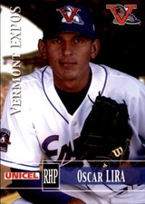 2005 Vermont Expos Grandstand #6 Oscar Lira Caracas Venezuela VZ Baseball Card