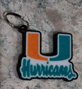 University of Miami Hurricanes Keychain - Picture 1 of 1