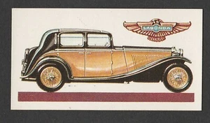 Original 1960s UK Trade Card featuring Lagonda 4.5 Litre Saloon Car  - Picture 1 of 1
