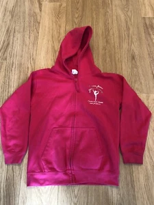 Girls Pink Zip Hooded Dance School Jacket - Age 9 - 11 - Picture 1 of 5