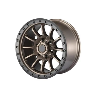 17 X 9 Inch Black Alloy Wheels Rim PCD 6x139.7 Wheel ET 0mm Offset CB 110 - Picture 1 of 9