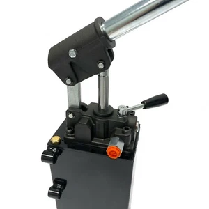 Hydraulic piston hand pump with valve for double acting cylinder 2.7 CID 1 quart - Picture 1 of 5