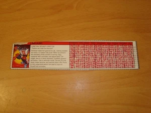 Original TRANSFORMERS G1 RED ALERT Tech Spec Card VINTAGE Bio/Stats CUT-OUT - Picture 1 of 2