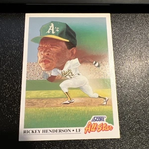1991 Score - Rickey Henderson #397 - Picture 1 of 3